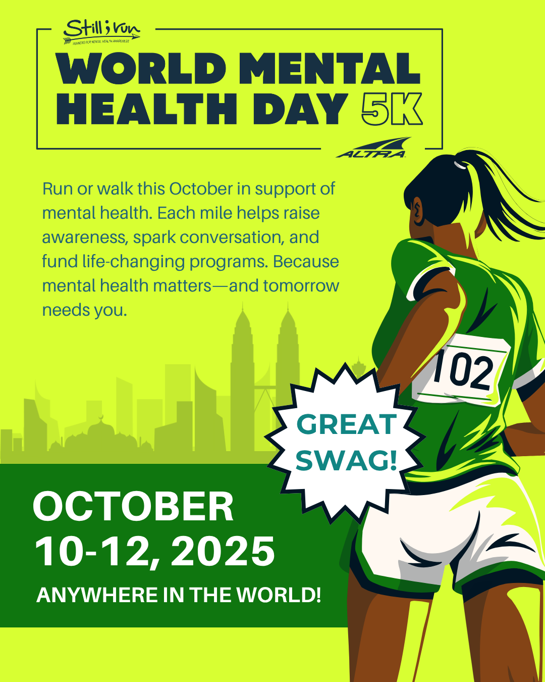 Still I Run’s World Mental Health Day 5K - OCR Buddy